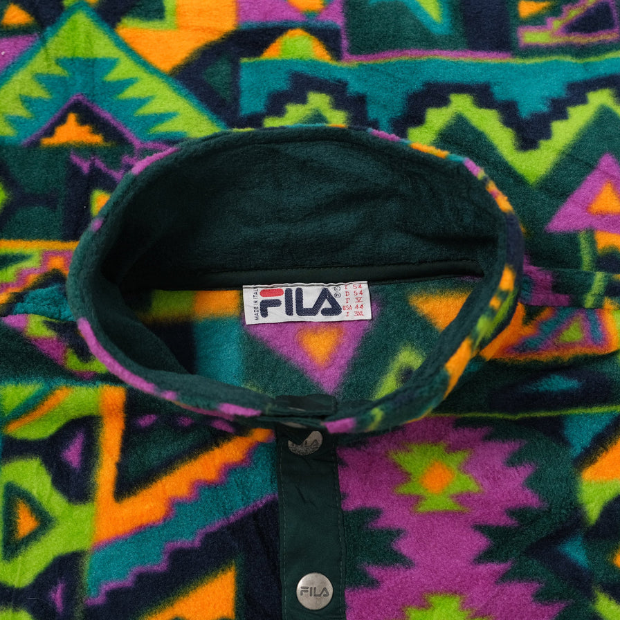 Vintage Fila Magic Line Snap Fleece XLarge / XXL