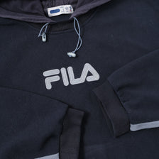 Vintage Fila Fleece Hoody Large
