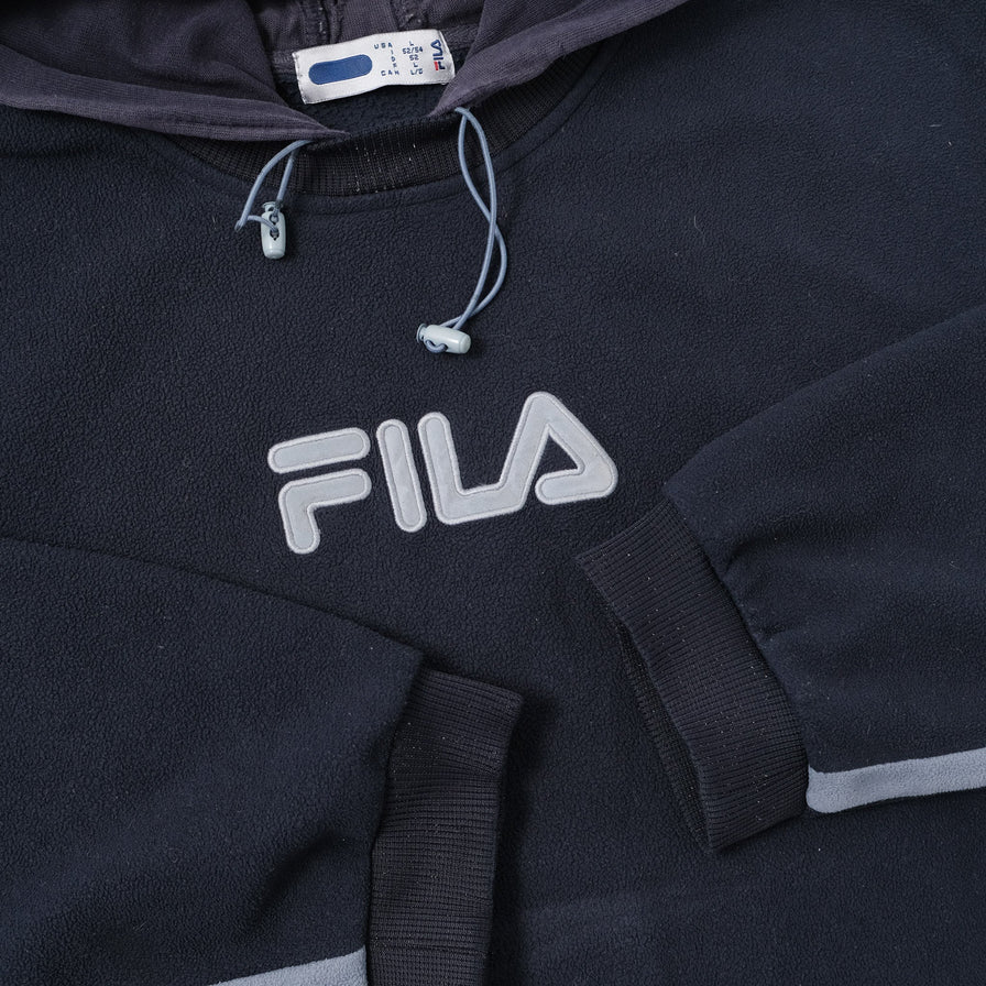 Vintage Fila Fleece Hoody Large