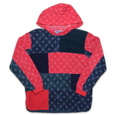 Vintage Fila Hooded Pattern Fleece Medium - Double Double Vintage