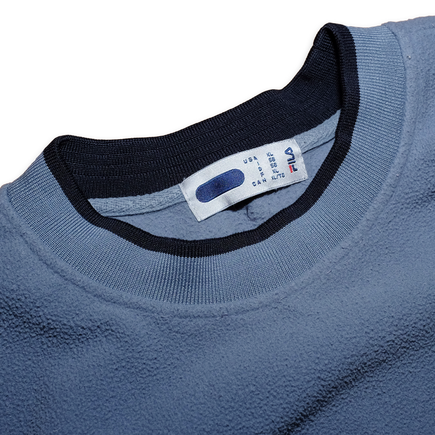 Vintage Fila Fleece Sweatshirt XLarge - Double Double Vintage