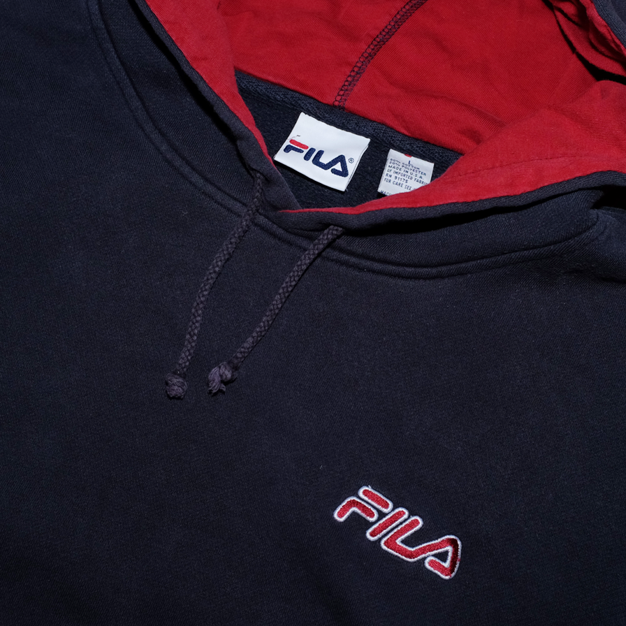 Vintage Fila Hoodie Medium / Large - Double Double Vintage