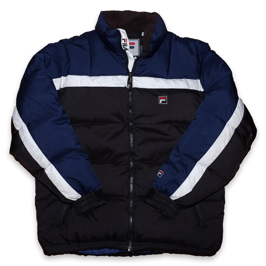 Vintage Fila Puffer Down Jacket Small / Medium - Double Double Vintage