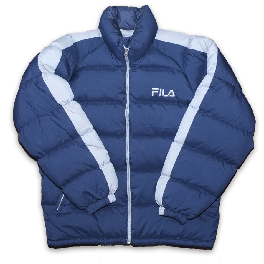 Fila Puffer Jacket Large - Double Double Vintage