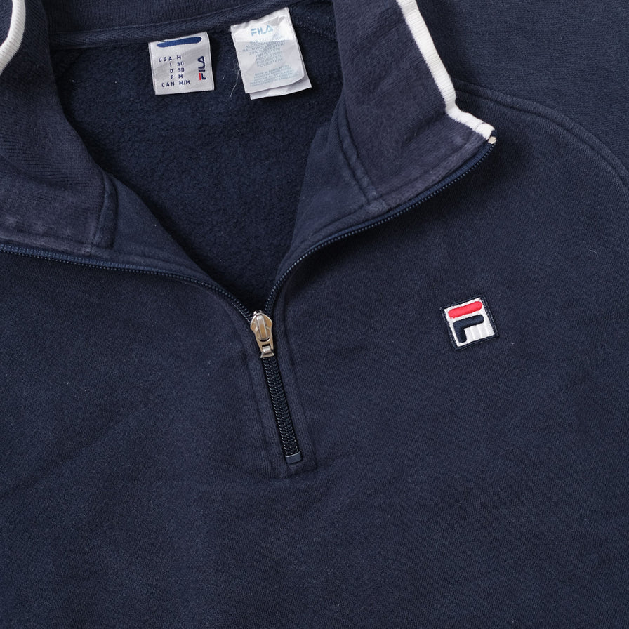 Vintage Fila Q-Zip Sweater Medium