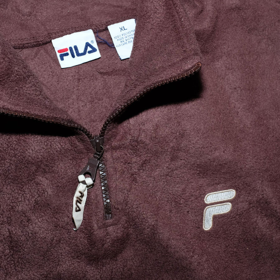 Vintage Fila Q-Zip Fleece XLarge - Double Double Vintage