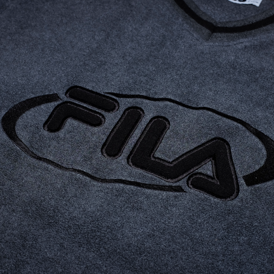 Vintage Fila Fleece Sweatshirt Large / XLarge - Double Double Vintage