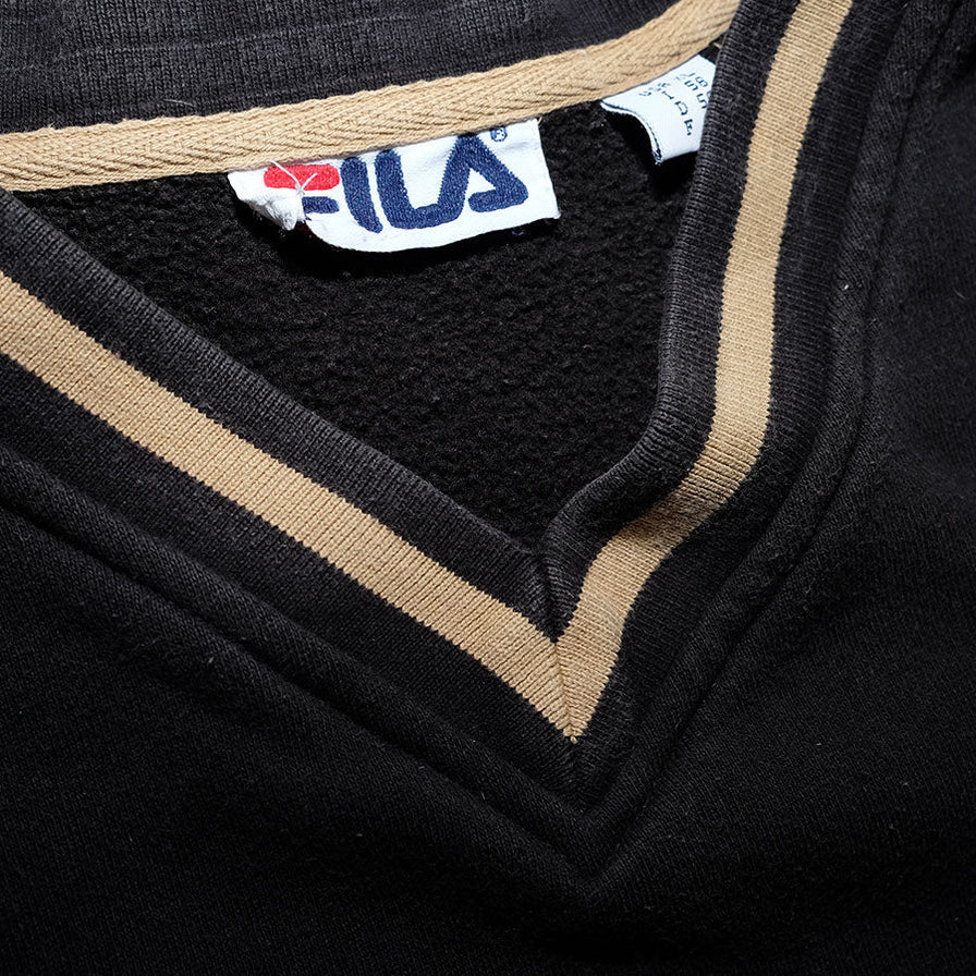 Vintage Fila V-Neck Sweater XLarge - Double Double Vintage
