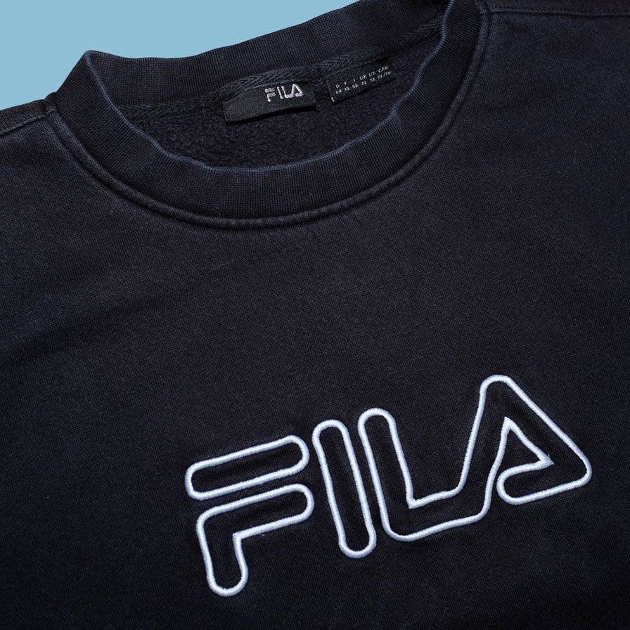Vintage Fila Logo Sweatshirt Large - Double Double Vintage