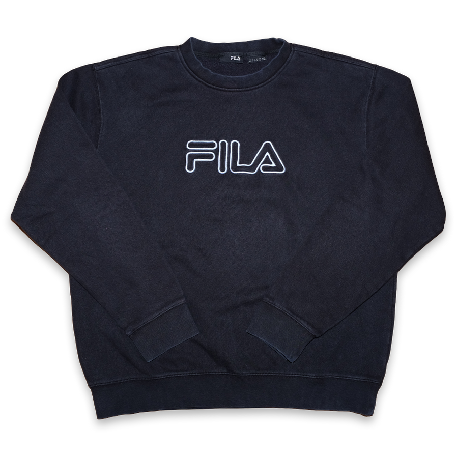 Vintage Fila Logo Sweatshirt Large - Double Double Vintage