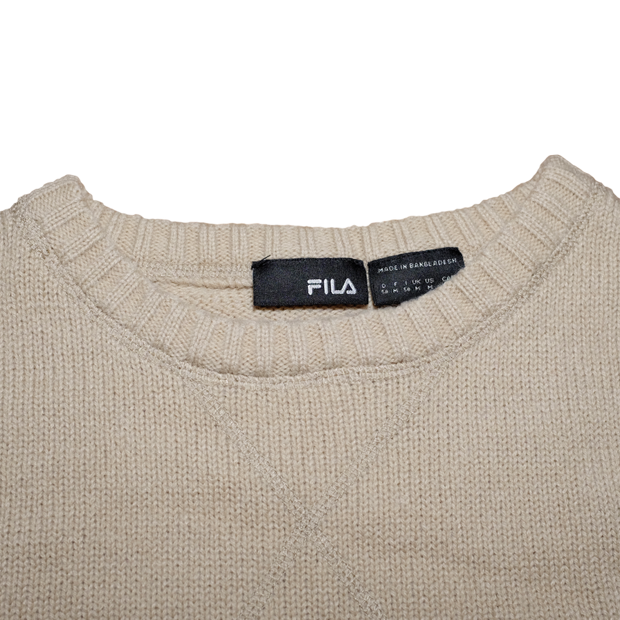 Vintage Fila Wool Sweatshirt Medium - Double Double Vintage