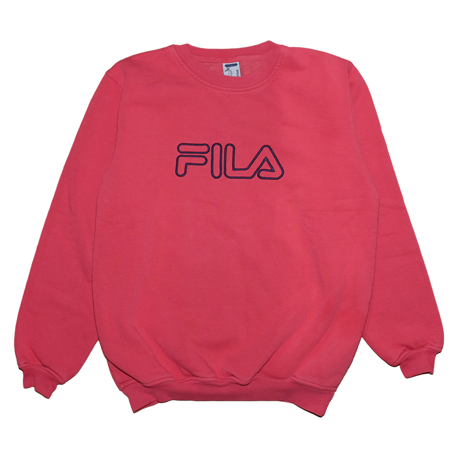 Vintage Fila Logo Sweatshirt Medium - Double Double Vintage