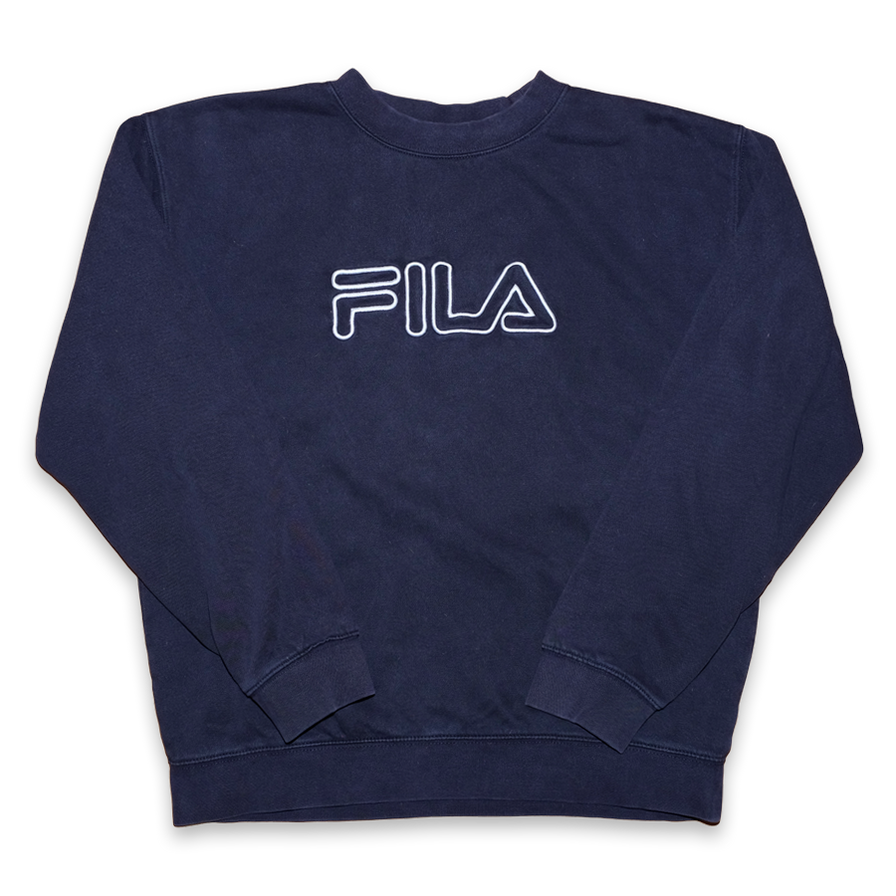 Womens Vintage Fila Logo Sweatshirt Small / Medium - Double Double Vintage