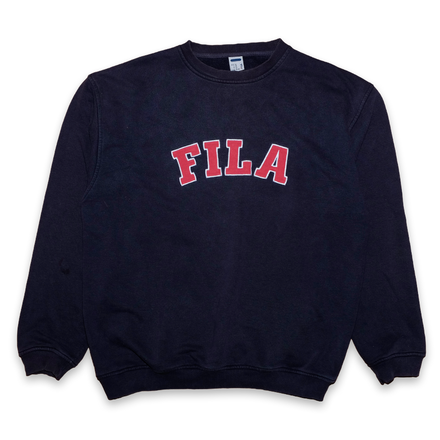 Vintage Fila Logo Sweatshirt XLarge - Double Double Vintage