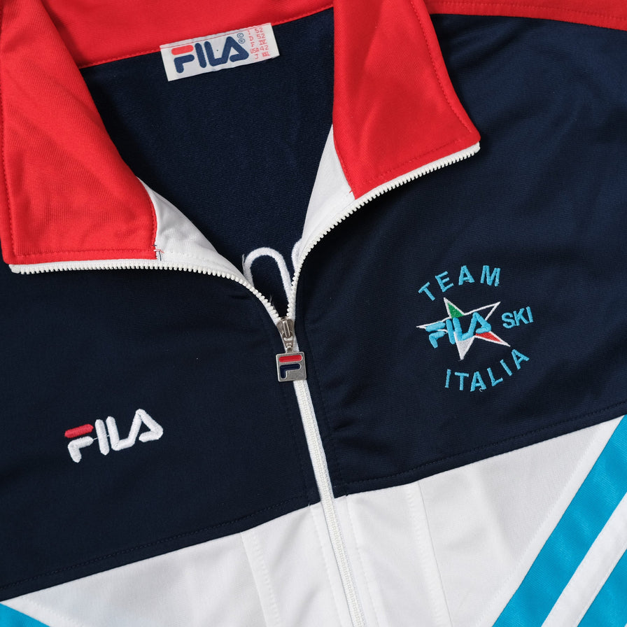 Vintage Fila Italy Ski Team Track Jacket XLarge