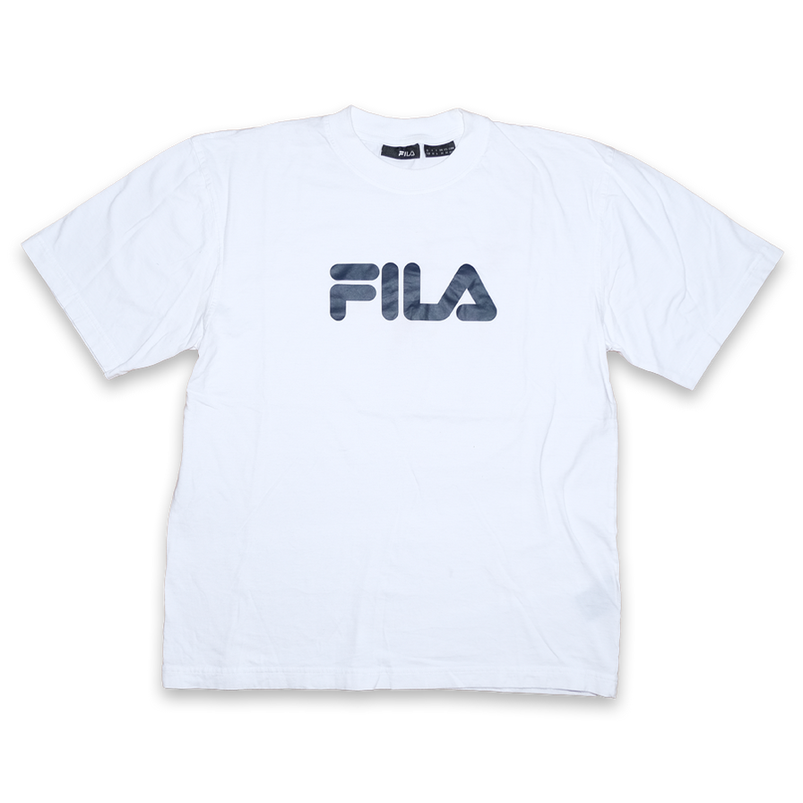 Fila Logo T-Shirt Medium - Double Double Vintage