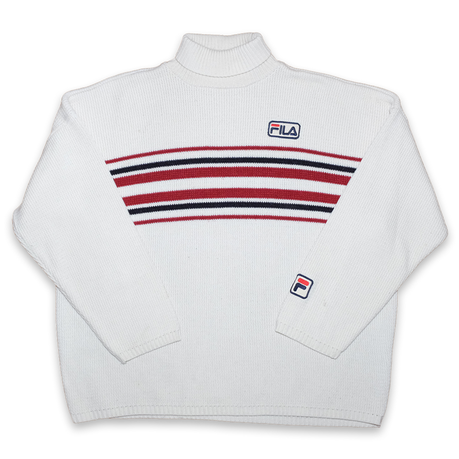 Vintage Fila Turtleneck Sweater XLarge - Double Double Vintage