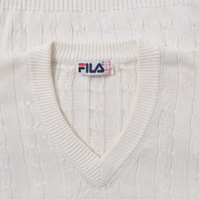 Vintage Fila Knit Vest Medium