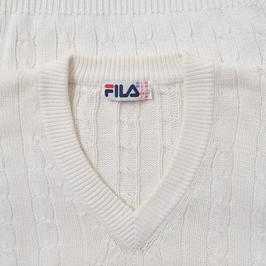 Vintage Fila Knit Vest Medium