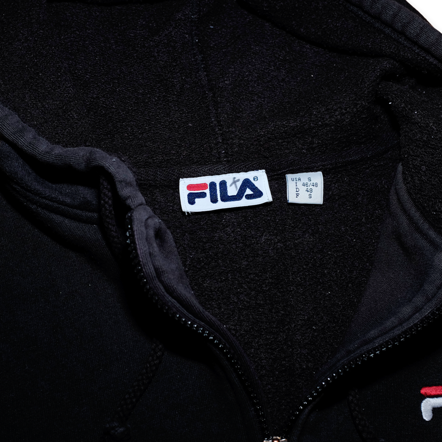 Vintage Fila Zip Hoodie Small - Double Double Vintage