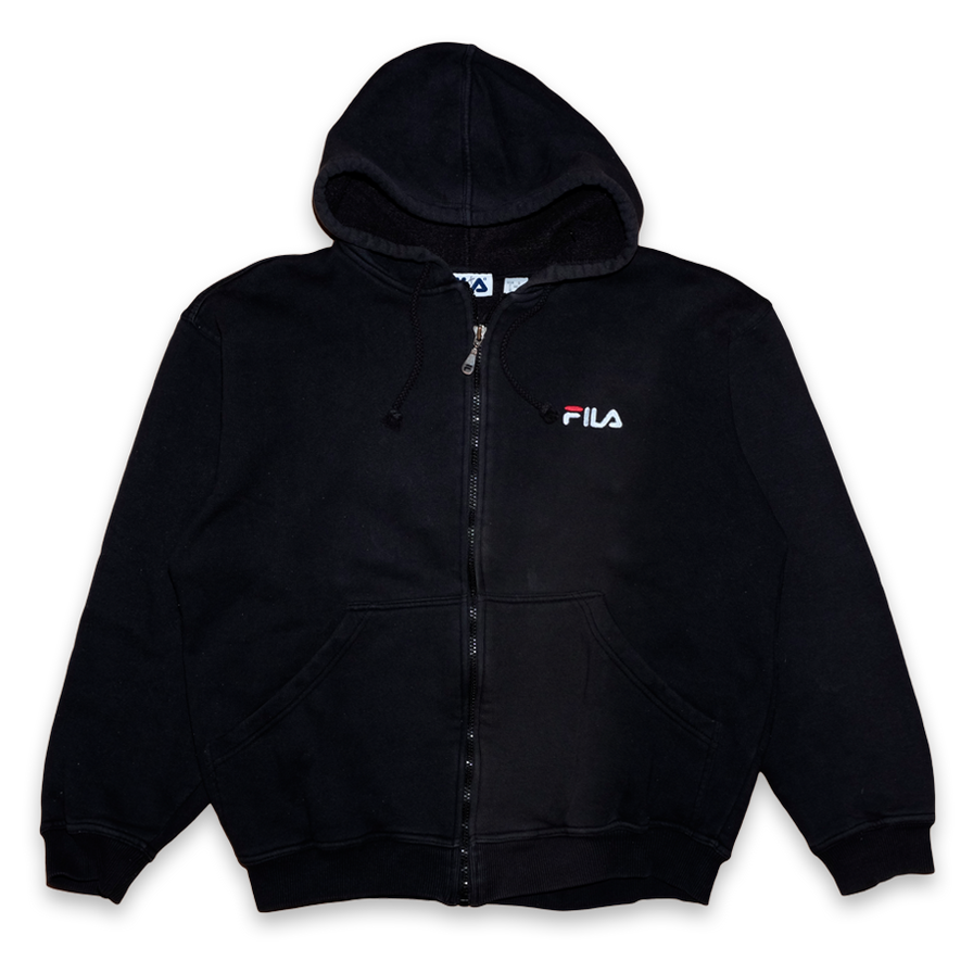 Vintage Fila Zip Hoodie Small - Double Double Vintage