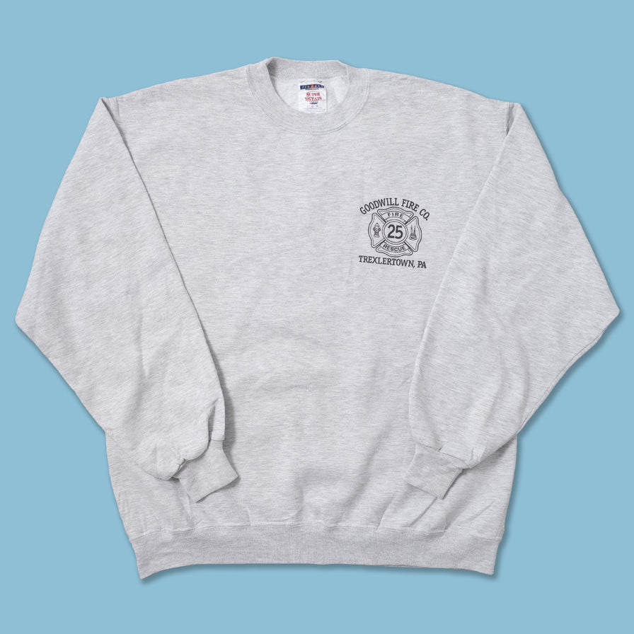 Vintage Goodwill Fire Co. Sweater Large
