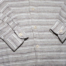 Vintage Flannell Striped Shirt XLarge