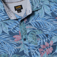 Vintage Lee Floral Shirt Medium