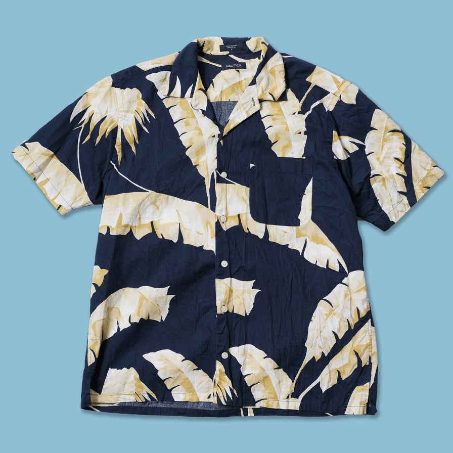 Vintage Nautica Floral Pattern Shirt Large / XLarge