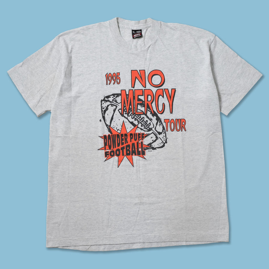 Vintage 1995 No Mercy Tour Football T-Shirt XLarge