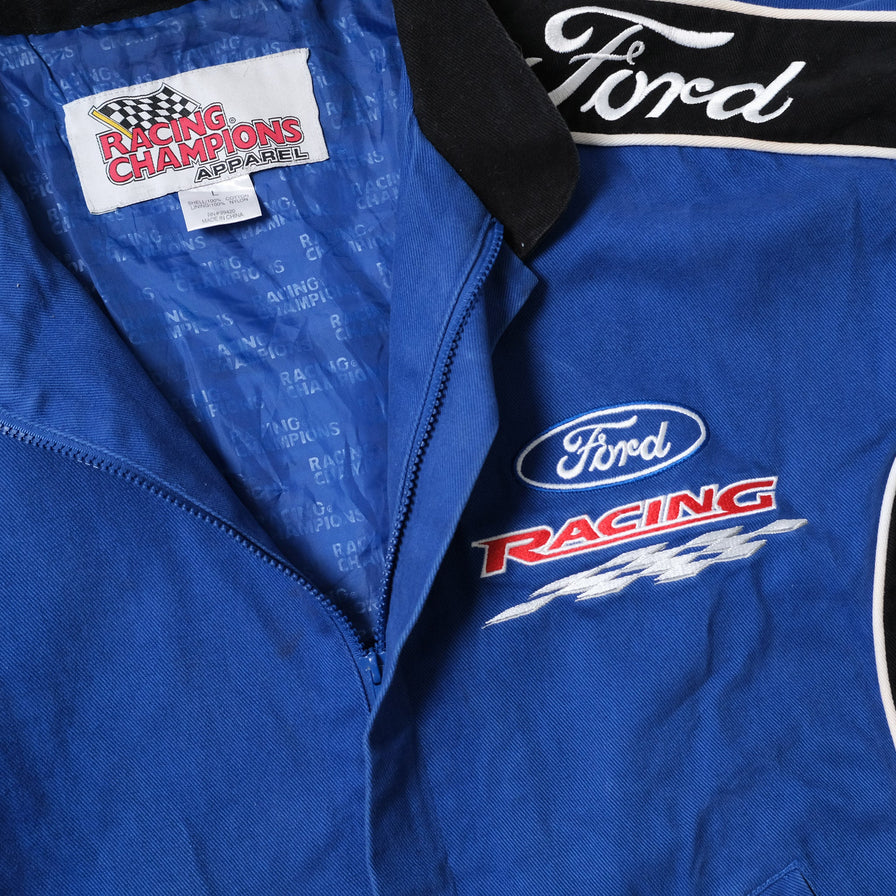 Vintage Nascar Ford Racing Jacket Large