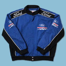 Vintage Nascar Ford Racing Jacket Large
