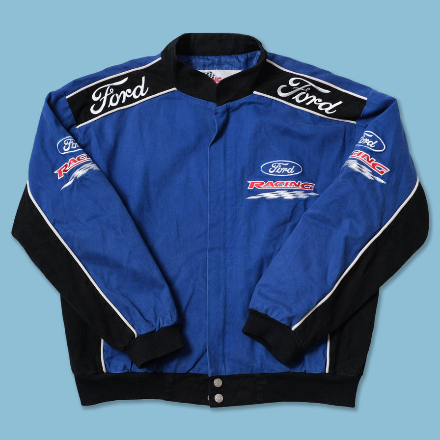 Vintage Nascar Ford Racing Jacket Large