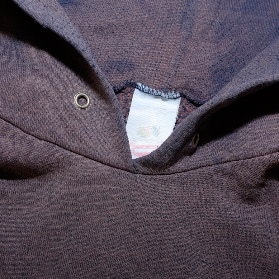Fruit Of The Loom Hoody Bleach Large - Double Double Vintage