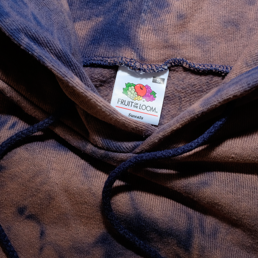 Fruit Of The Loom Hoody Bleach Small - Double Double Vintage