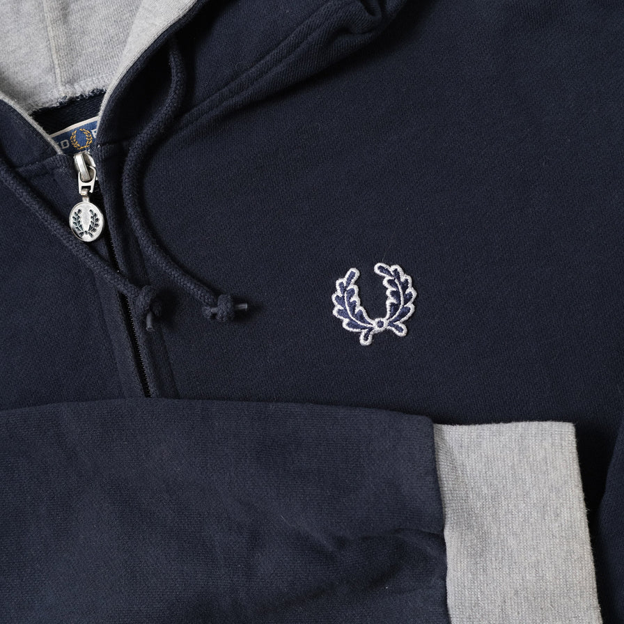Vintage Fred Perry Zip Hoody Large