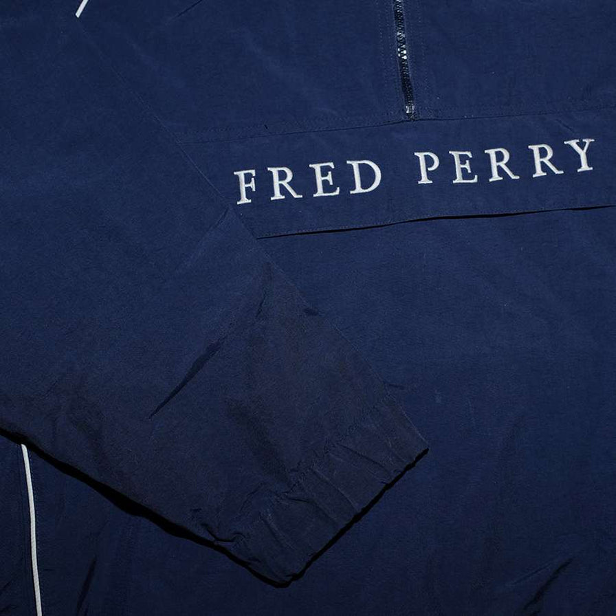 Vintage Fred Perry Q-Zip Windbreaker Large