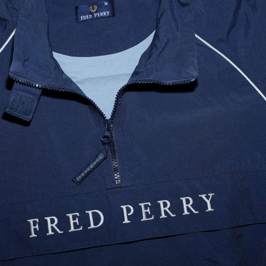 Vintage Fred Perry Q-Zip Windbreaker Large