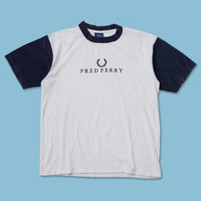 Vintage Fred Perry Velour T-Shirt Medium