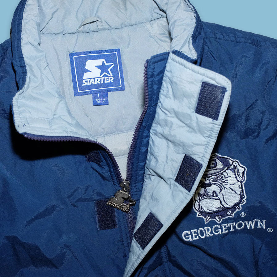 Vintage Starter Georgetown Hoyas Anorak Large - Double Double Vintage