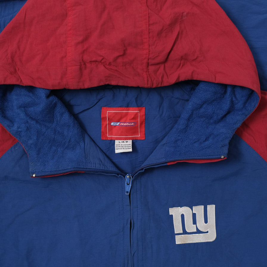 Vintage Reebok New York Giants Light Jacket XLarge