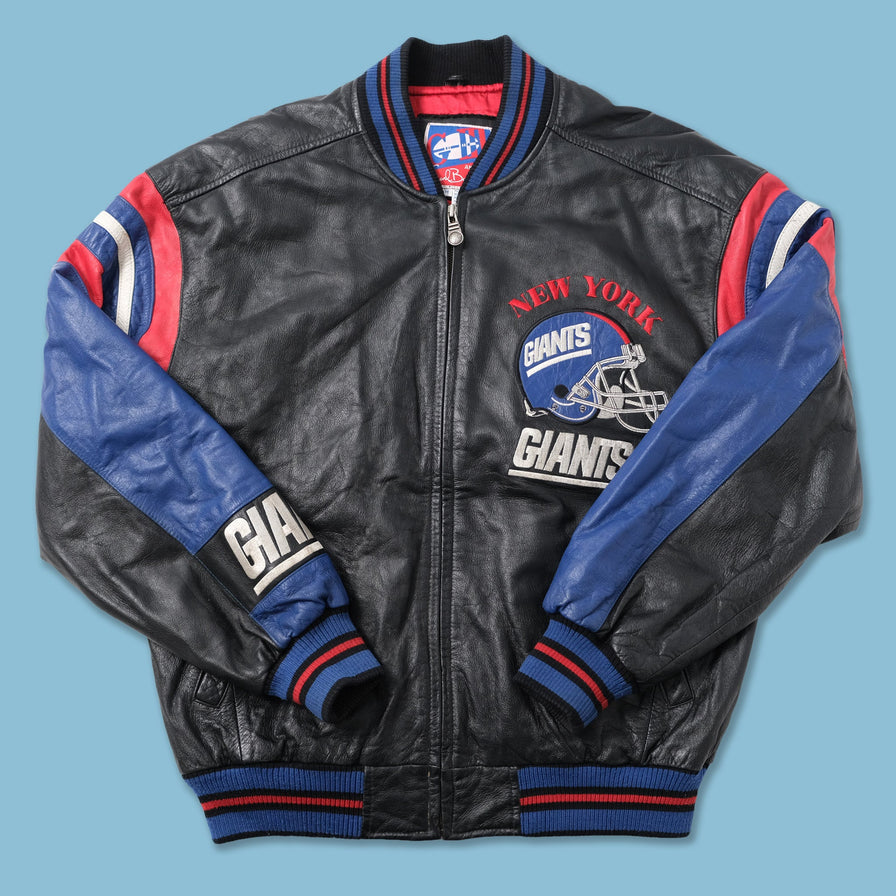 Vintage New York Giants Leather Jacket Large