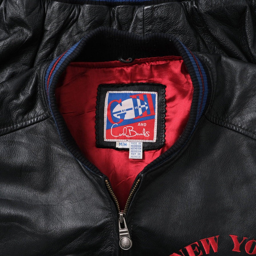 Vintage New York Giants Leather Jacket Large