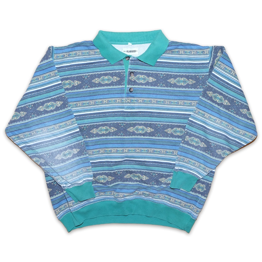 Vintage Pattern Sweater Medium / Large - Double Double Vintage