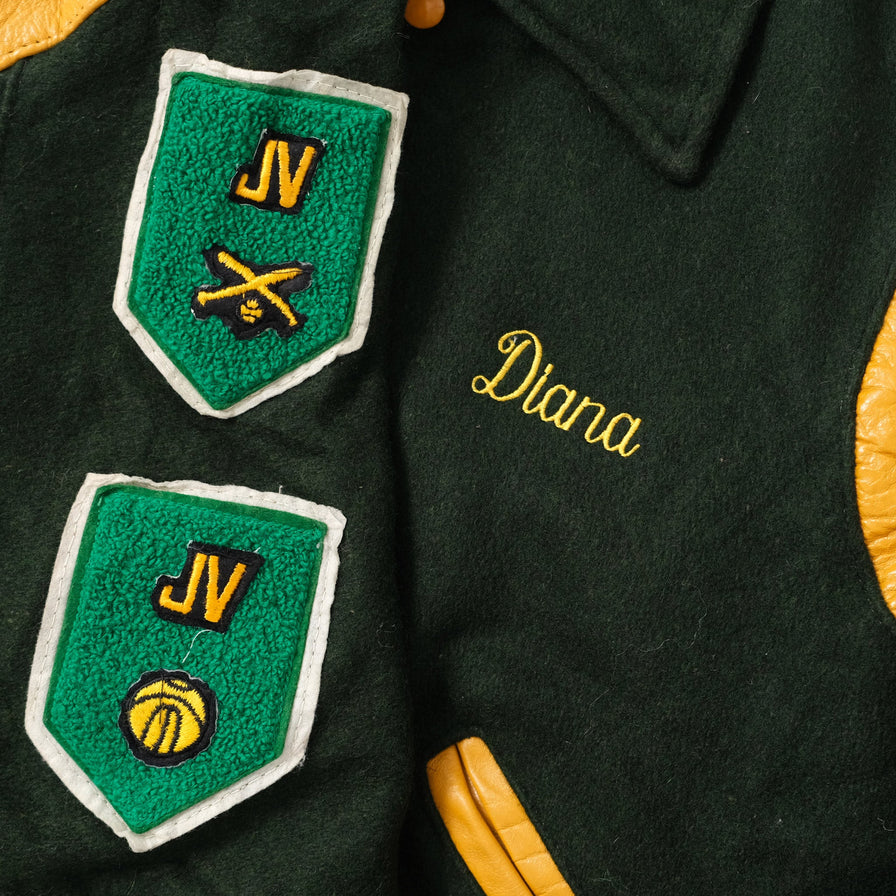 Vintage College Wool Jacket Medium