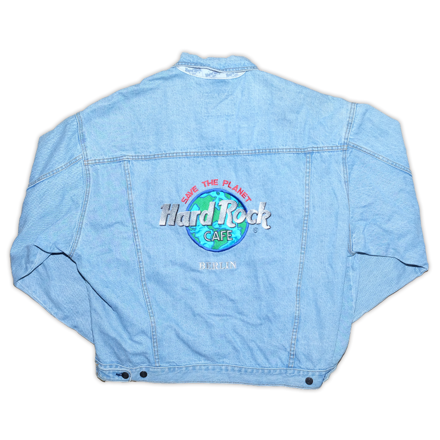 Vintage Hard Rock Cafe Denim Jacket XLarge - Double Double Vintage