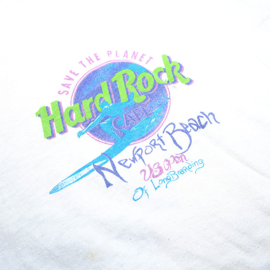 Vintage Hard Rock Cafe Newport Beach T-Shirt Small / Medium - Double Double Vintage