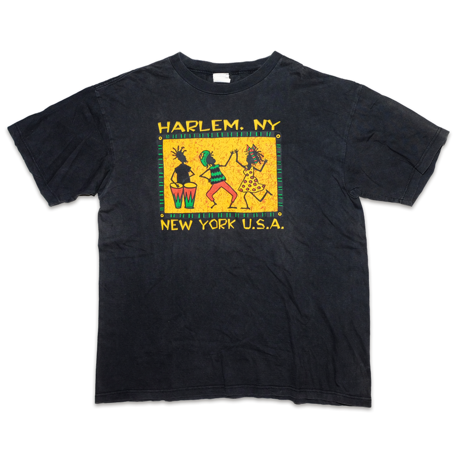 Vintage Harlem New York T-Shirt XLarge - Double Double Vintage