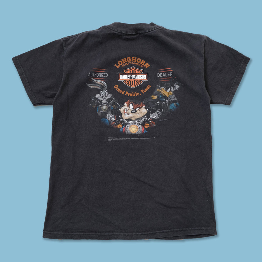 Vintage Women's Harley Davidson Looney Tunes T-Shirt Small