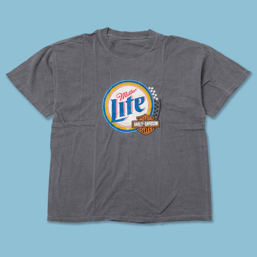 Vintage Harley Davidson Miller Lite T-Shirt XLarge